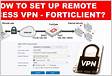 FortiClient VPN Remote Desktop with iPad